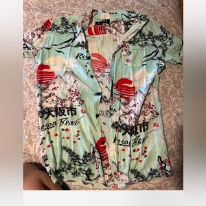 Reason Cherry Blossom Graphic Shirt